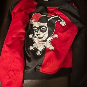 Harley Quinn girls medium jacket